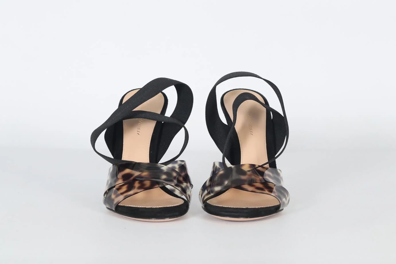 GIANVITO ROSSI PVC AND SUEDE SANDALS EU 38 UK 5 US 8 - Image 3