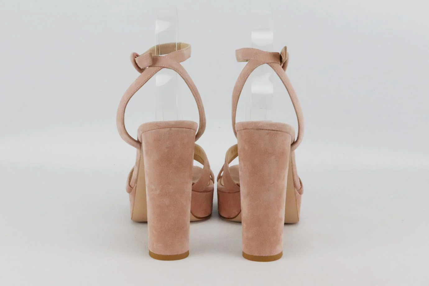 GIANVITO ROSSI SUEDE PLATFORM SANDALS EU 38 UK 5 US 8 - Image 4