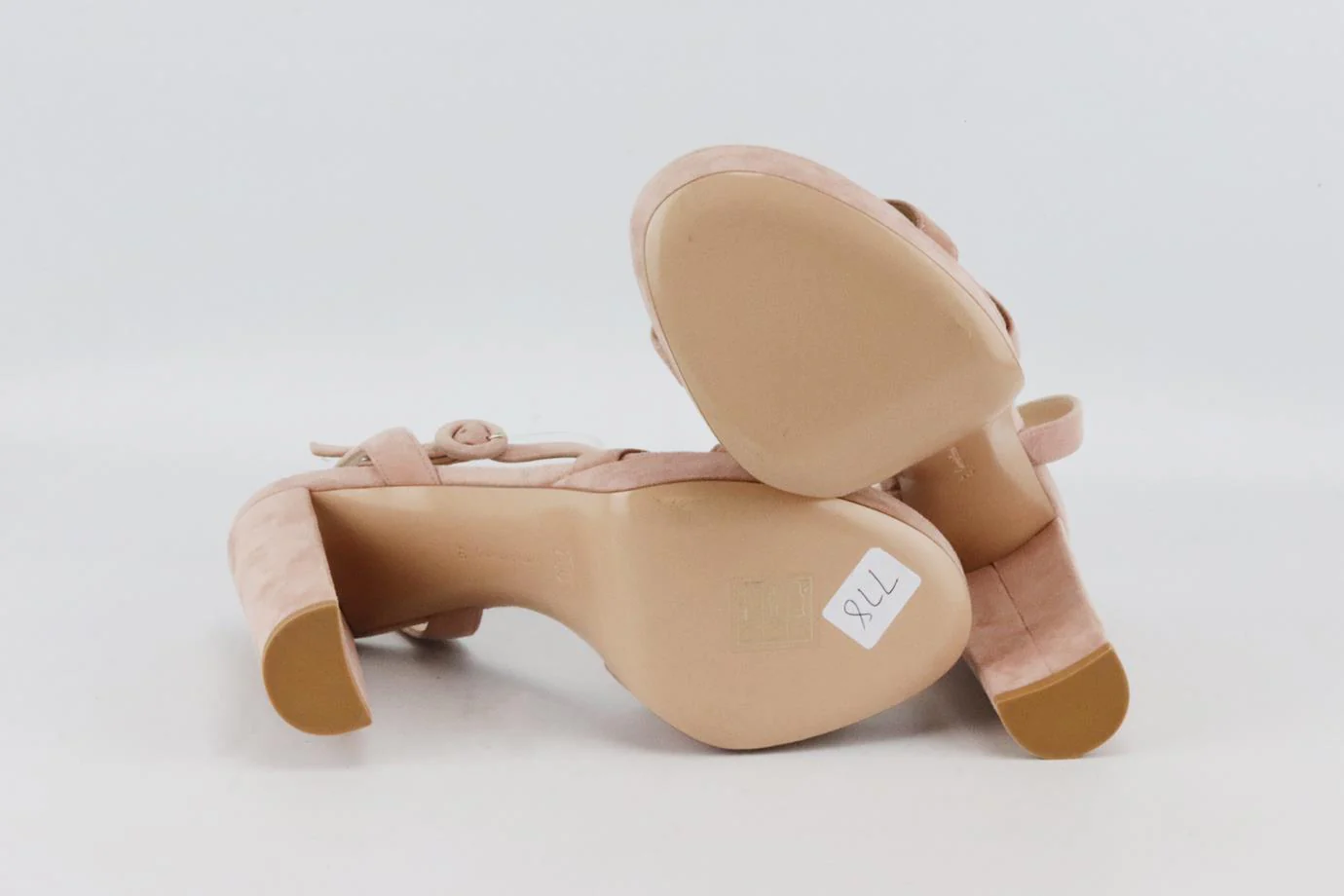 GIANVITO ROSSI SUEDE PLATFORM SANDALS EU 38 UK 5 US 8 - Image 5
