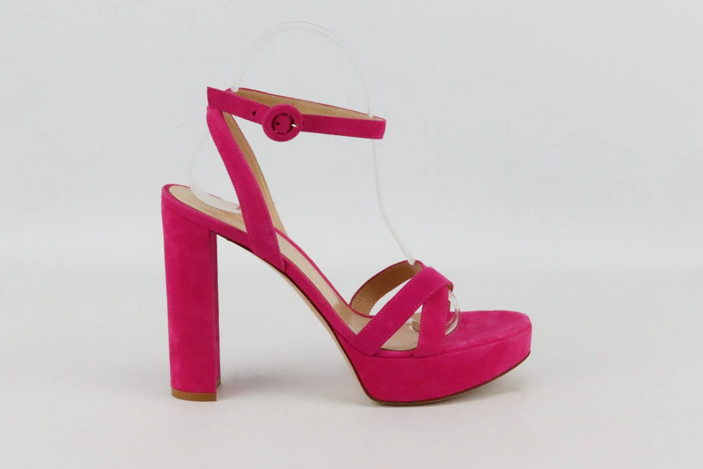 GIANVITO ROSSI SUEDE PLATFORM SANDALS EU 38 UK 5 US 8 - Image 2