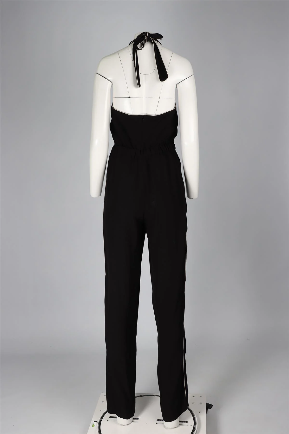 GIORGIO ARMANI BLACK CREPE JUMPSUIT IT 42 UK 10 - Image 4