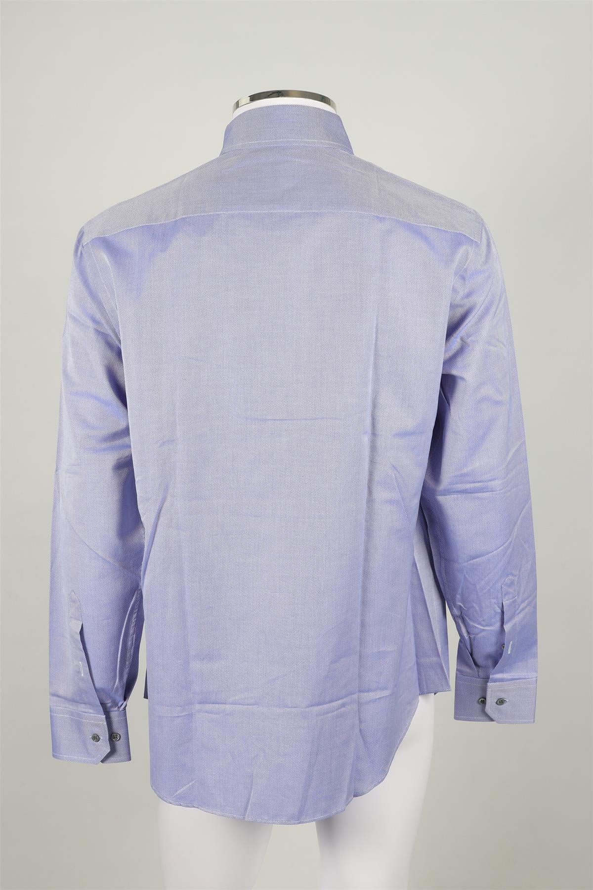 GIORGIO ARMANI BLUE MEN'S COTTON SHIRT UK/US COLLAR 16 UK/US CHEST 40 - Image 4