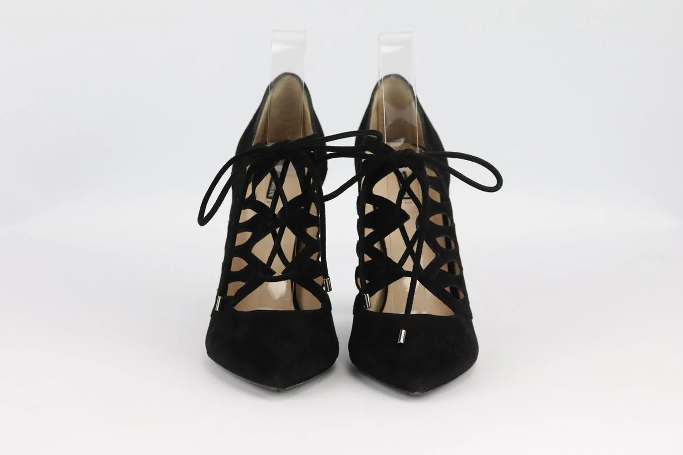 GIORGIO ARMANI CUTOUT SUEDE PUMPS EU 38.5 UK 5.5 US 8.5 - Image 3