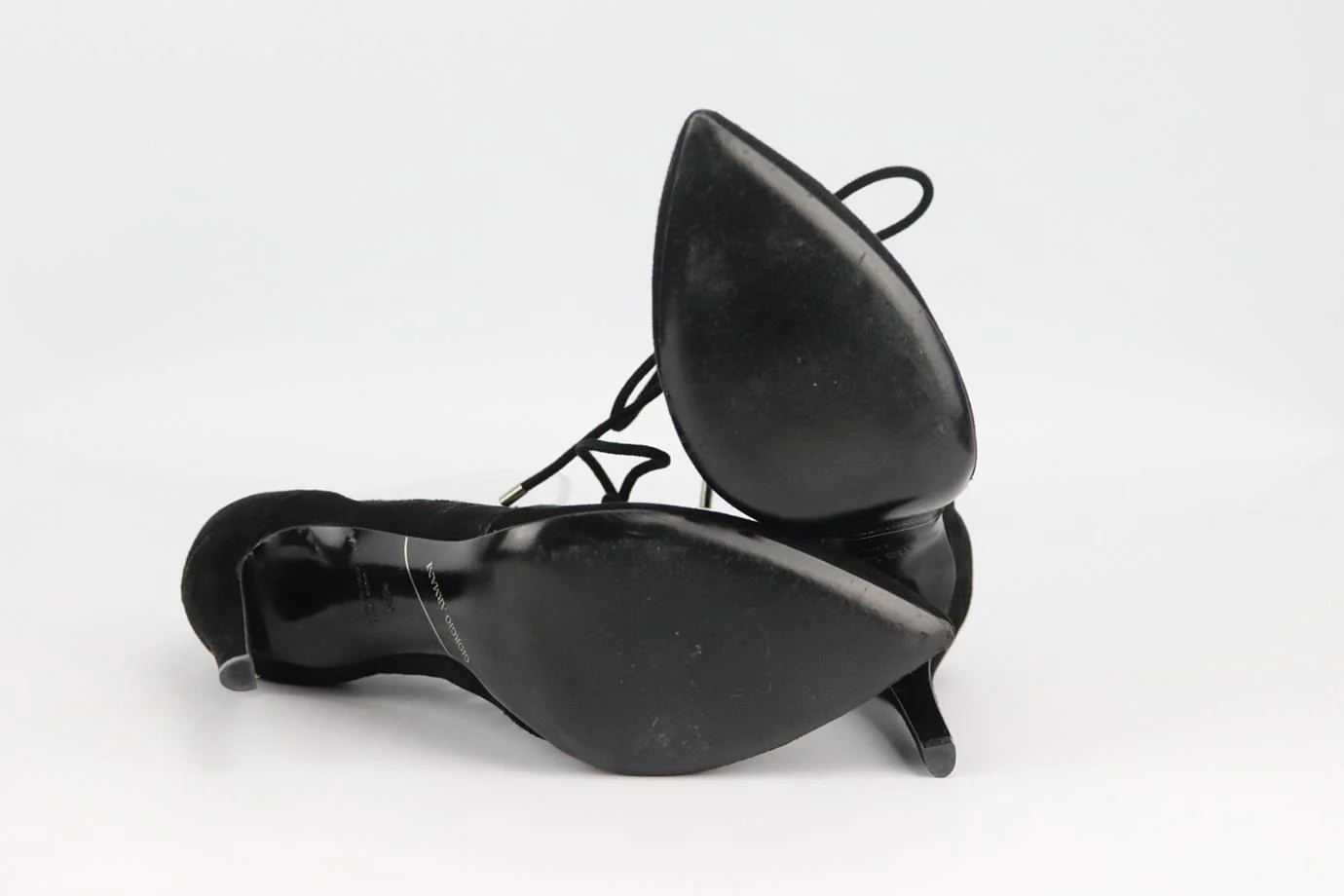 GIORGIO ARMANI CUTOUT SUEDE PUMPS EU 38.5 UK 5.5 US 8.5 - Image 5