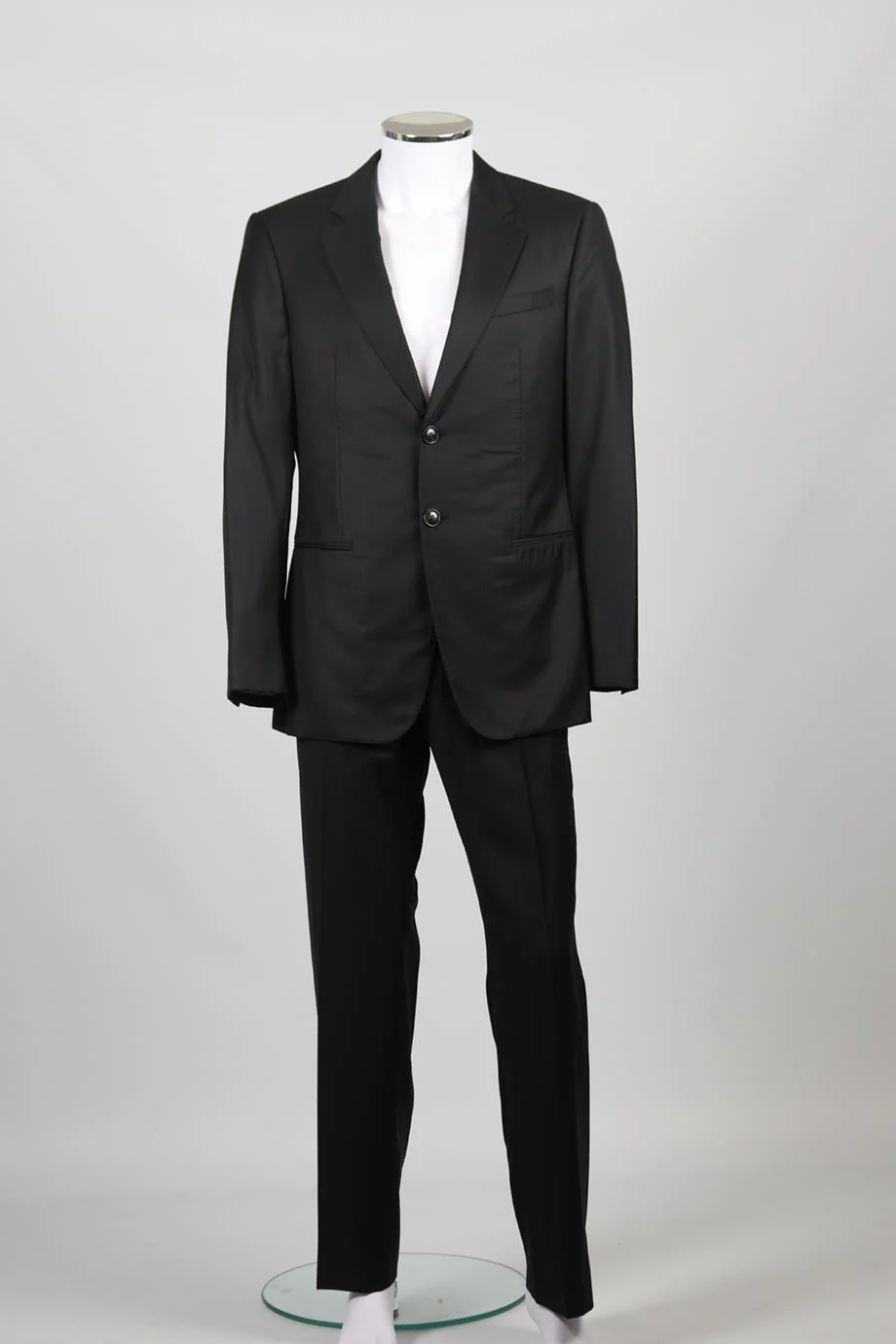 GIORGIO ARMANI MEN'S WOOL AND CASHMERE BLEND TWO PIECE SUIT IT 50 UK/US 34 FR 42 - Image 2