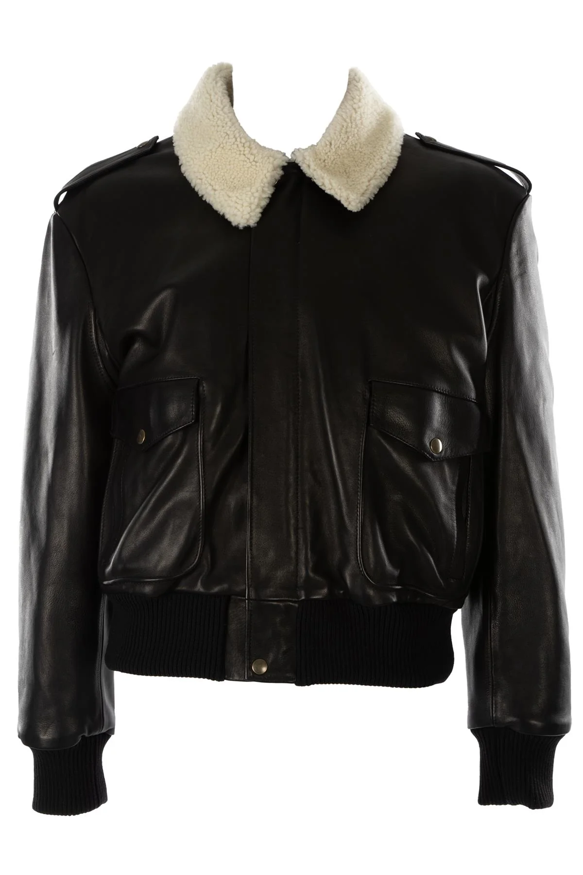 GIULIVA HERITAGE BLACK MEN'S LEATHER JACKET IT 48