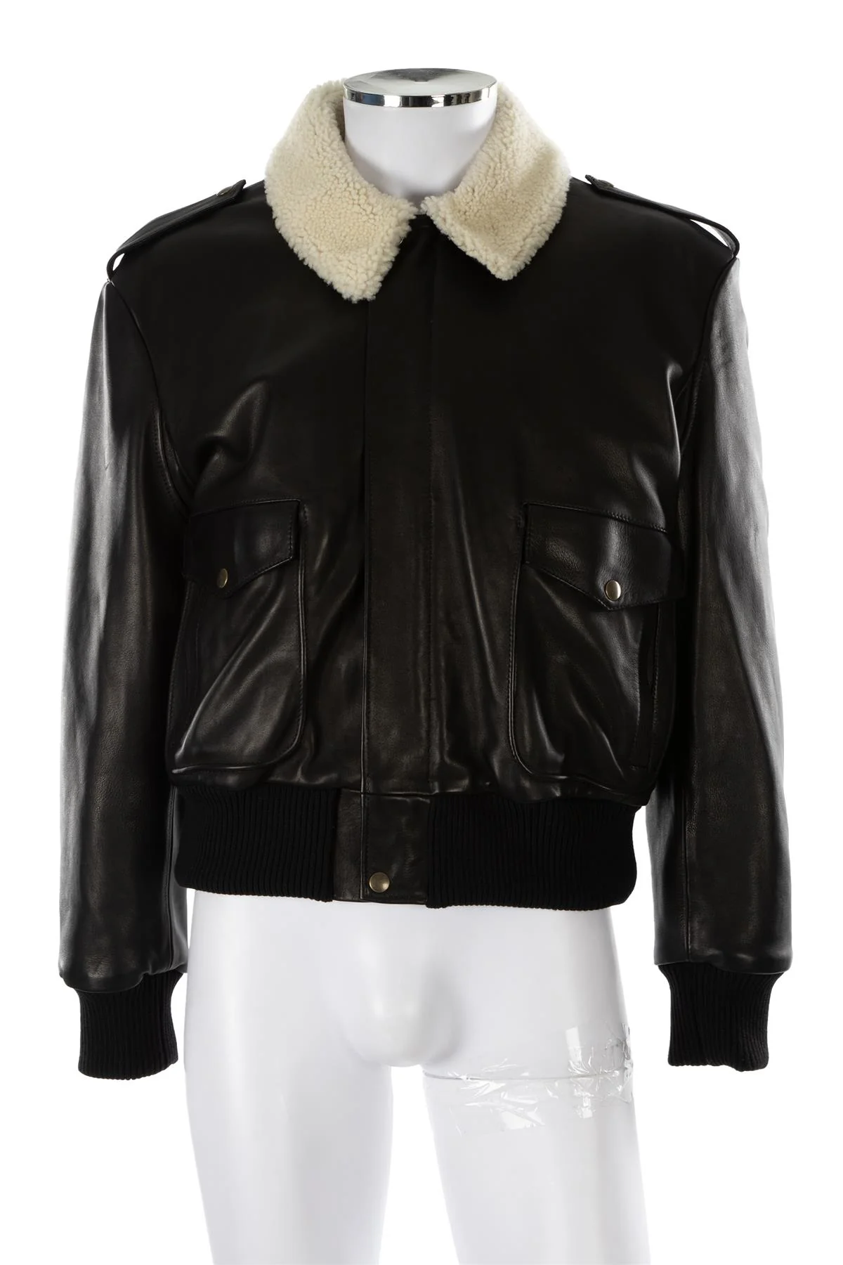 GIULIVA HERITAGE BLACK MEN'S LEATHER JACKET IT 48 - Image 2