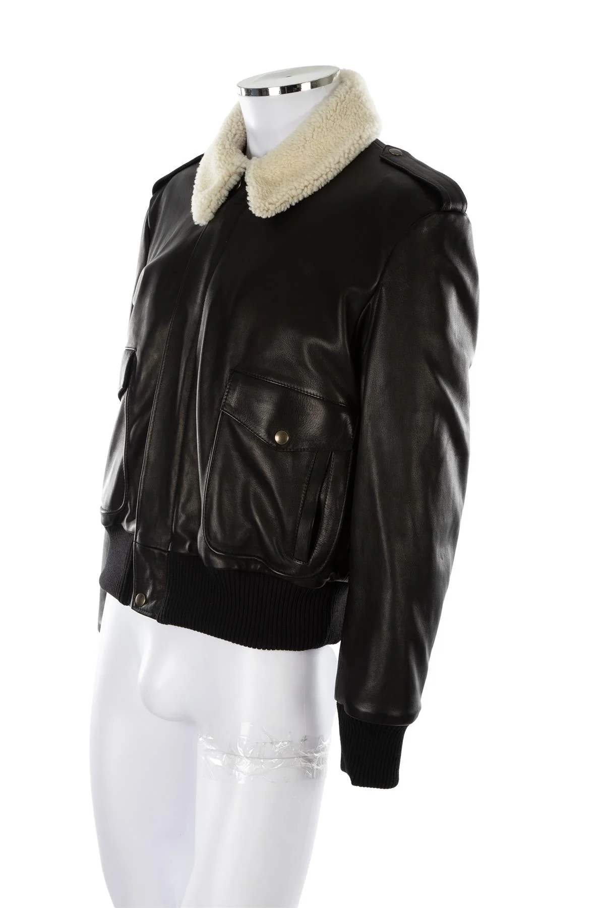 GIULIVA HERITAGE BLACK MEN'S LEATHER JACKET IT 48 - Image 3