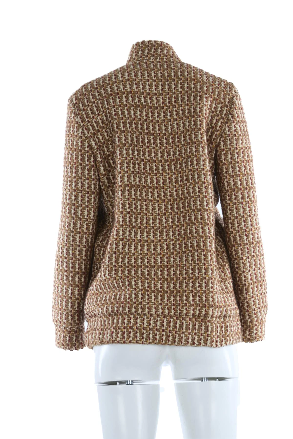 GIULIVA HERITAGE BROWN WOOL JACKET IT 40 UK 8 - Image 4