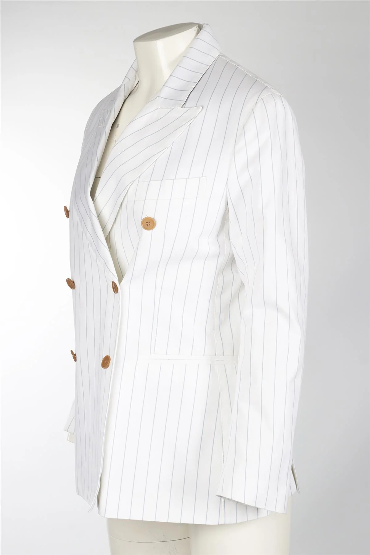 GIULIVA HERITAGE WHITE COTTON BLAZER IT 38 UK 6 - Image 3