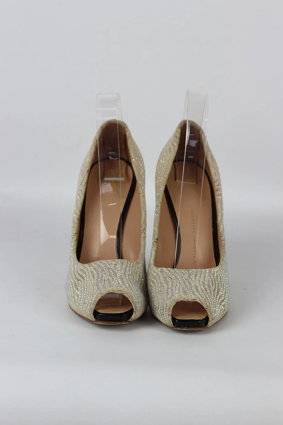 GIUSEPPE ZANOTTI CRYSTAL EMBELLISHED SUEDE PUMPS EU 37.5 UK 4.5 US 7.5 - Image 3
