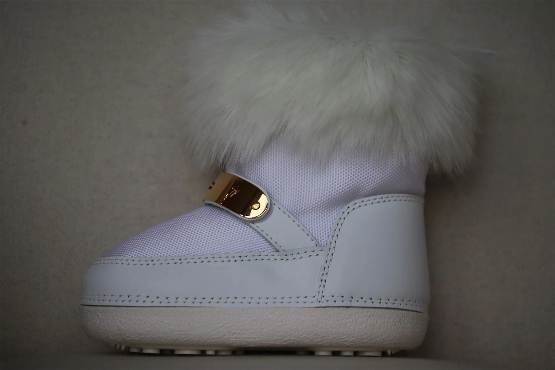 GIUSEPPE ZANOTTI GIRLS WHITE SNOW BOOTS EU 26-28 UK 8.5-10.5 - Image 6