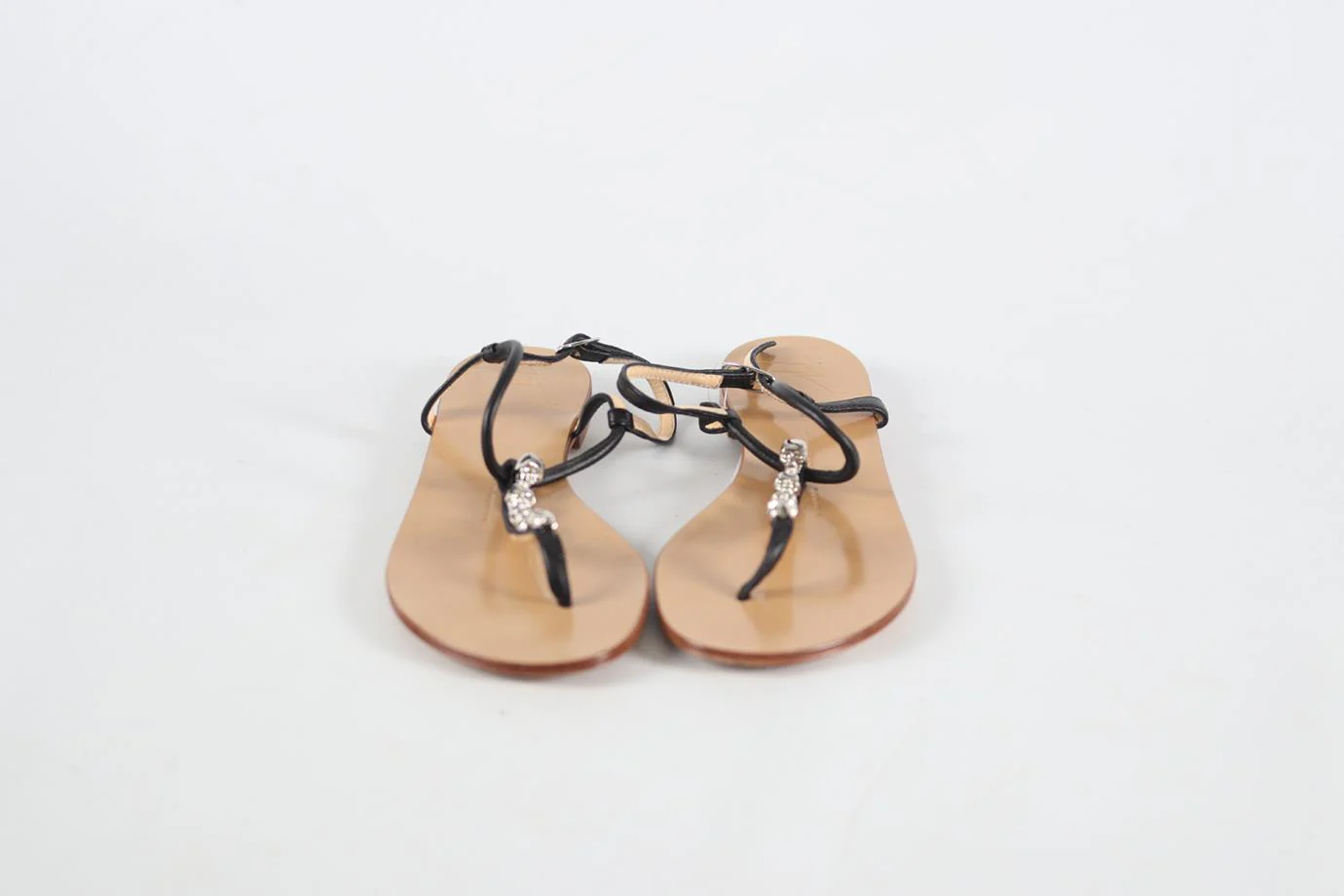 GIUSEPPE ZANOTTI LEATHER SANDALS EU 37.5 UK 4.5 US 7.5 - Image 10