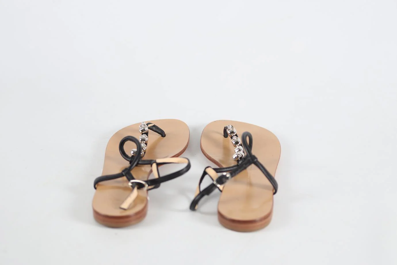 GIUSEPPE ZANOTTI LEATHER SANDALS EU 37.5 UK 4.5 US 7.5 - Image 11