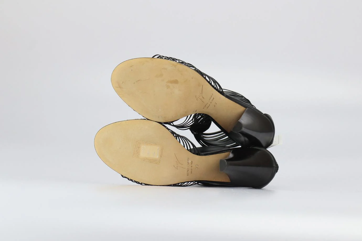 GIUSEPPE ZANOTTI LEATHER SANDALS EU 39 UK 6 US 9 - Image 5