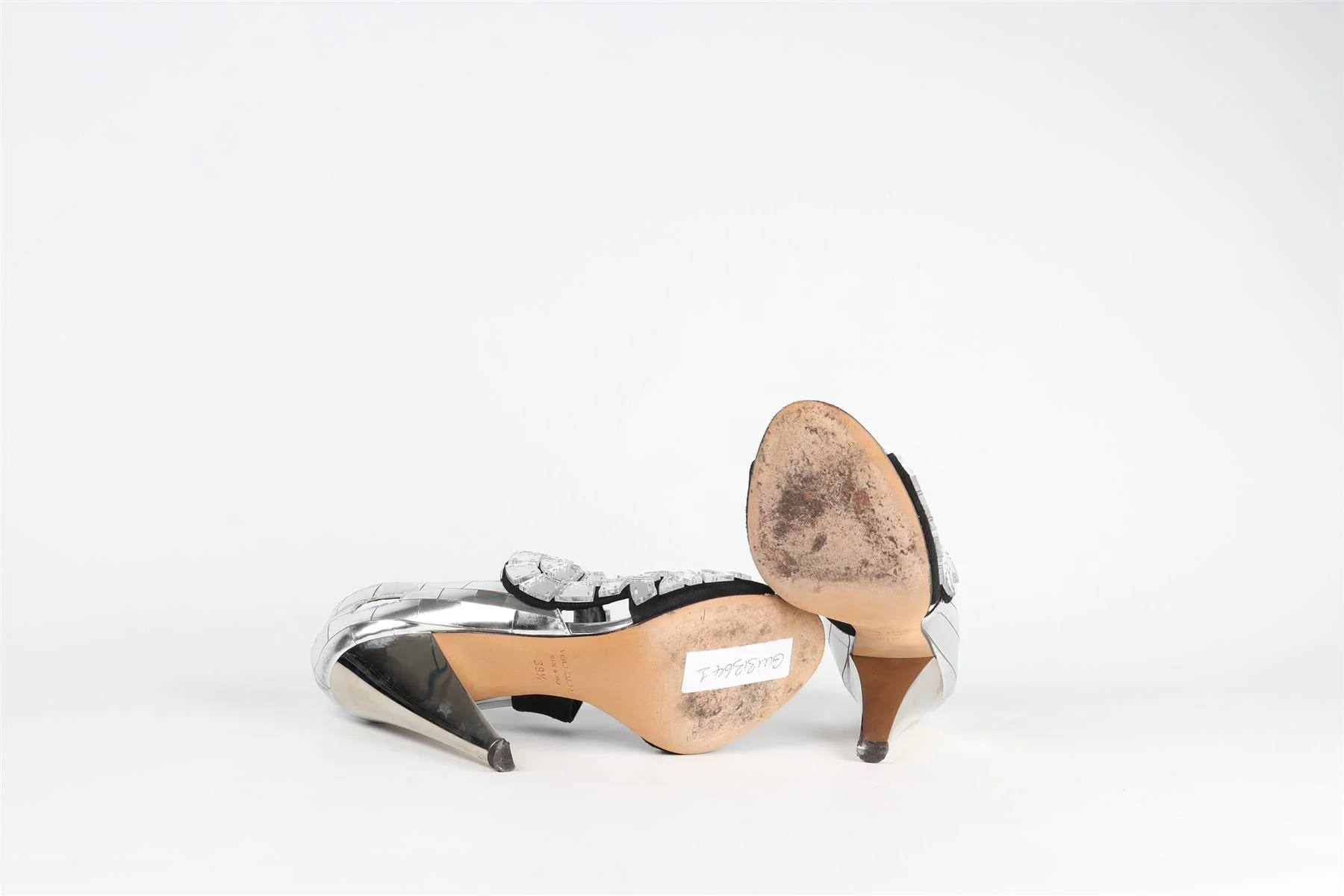 GIUSEPPE ZANOTTI + THAKOON BLACK SUEDE SANDALS EU 39.5 UK 6.5 US 9.5 - Image 7