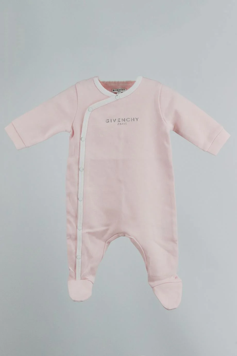GIVENCHY BABY GIRLS COTTON BABYGROW 3 MONTHS - Image 2