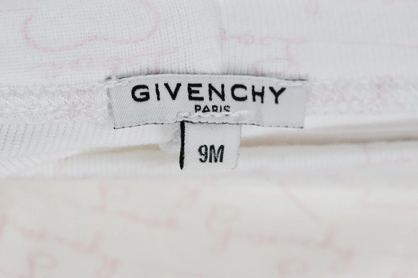 GIVENCHY BABY GIRLS COTTON LEGGINGS 9 MONTHS - Image 4