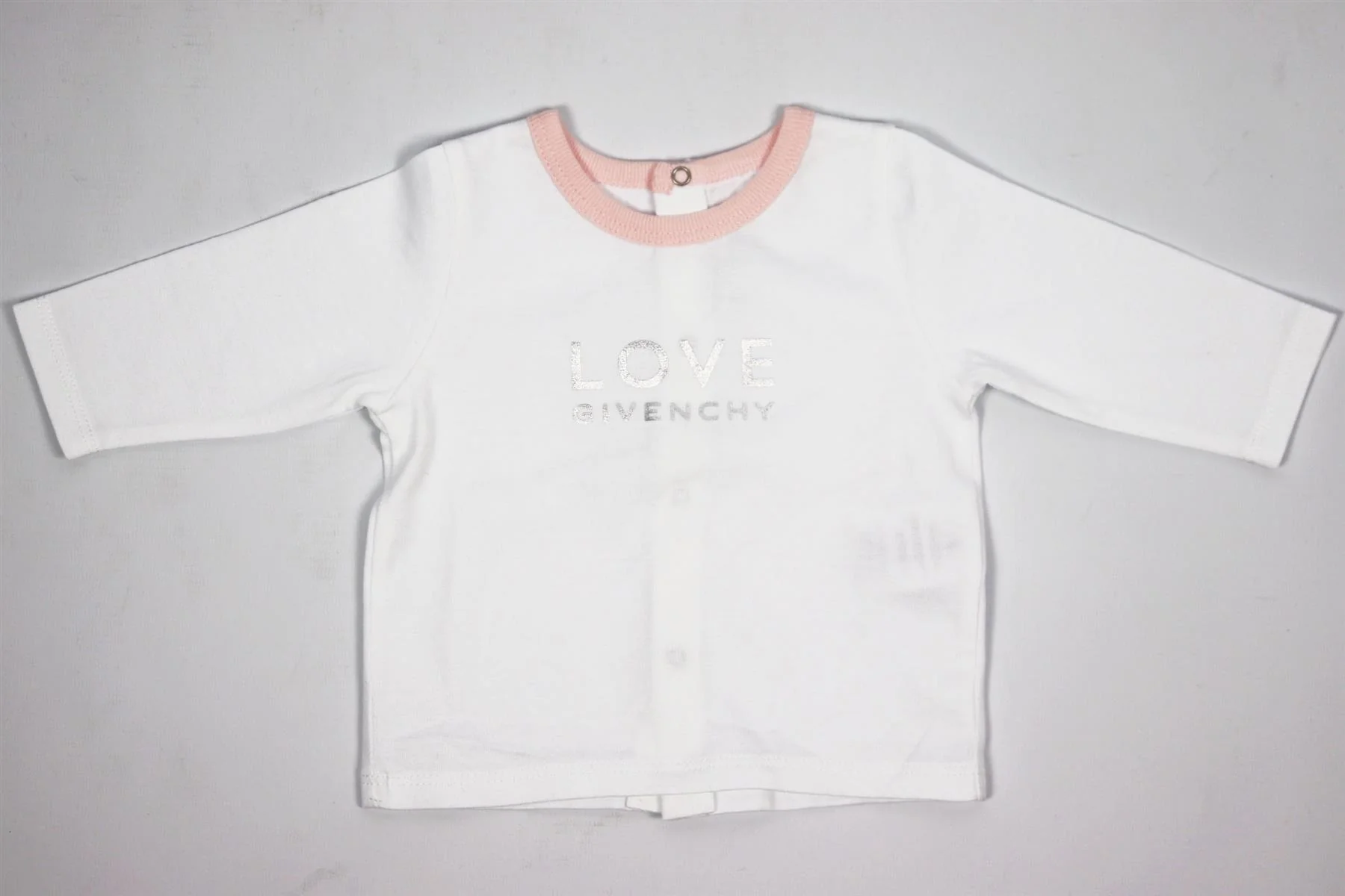 GIVENCHY BABY GIRLS COTTON TROUSER SET 1 MONTH - Image 2