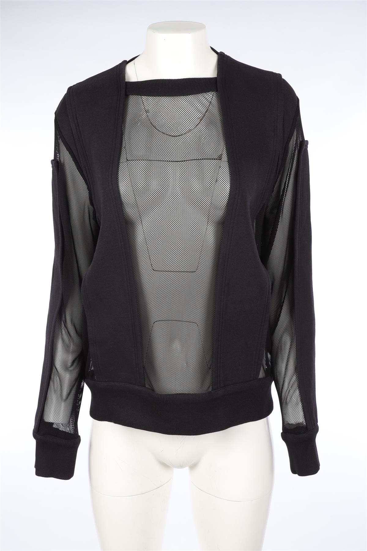 GIVENCHY BLACK COTTON SWEATSHIRT SMALL - Image 2