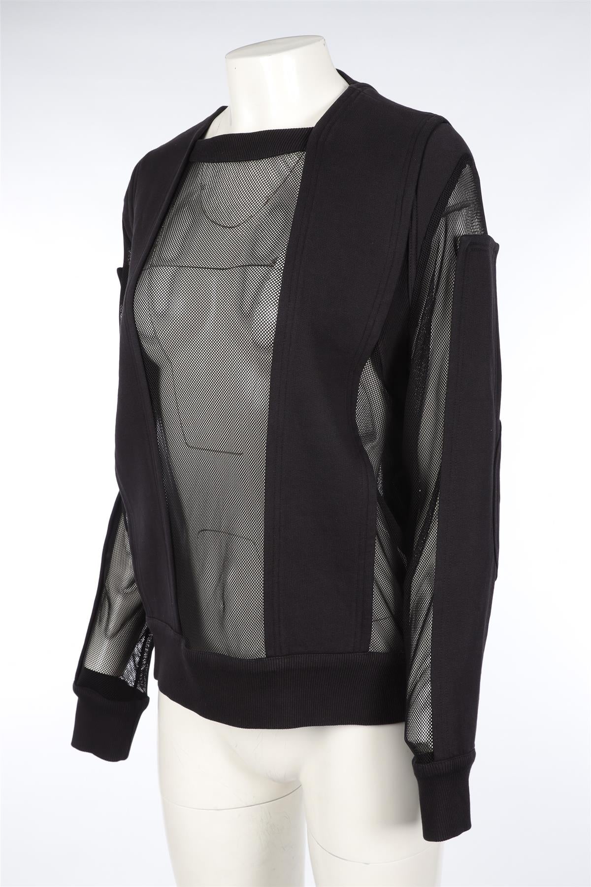 GIVENCHY BLACK COTTON SWEATSHIRT SMALL - Image 3