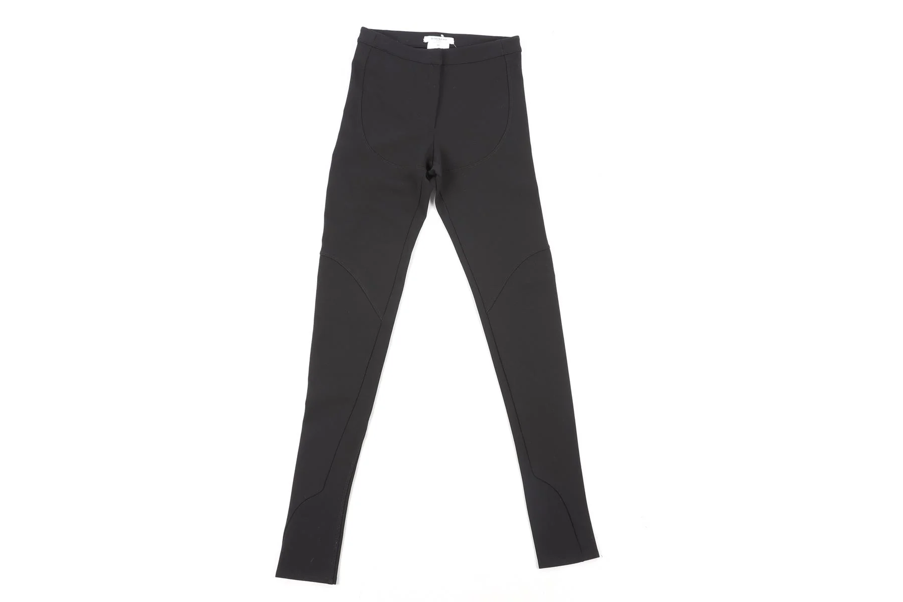 GIVENCHY BLACK CREPE SKINNY PANTS FR 34 UK 6 - Image 2
