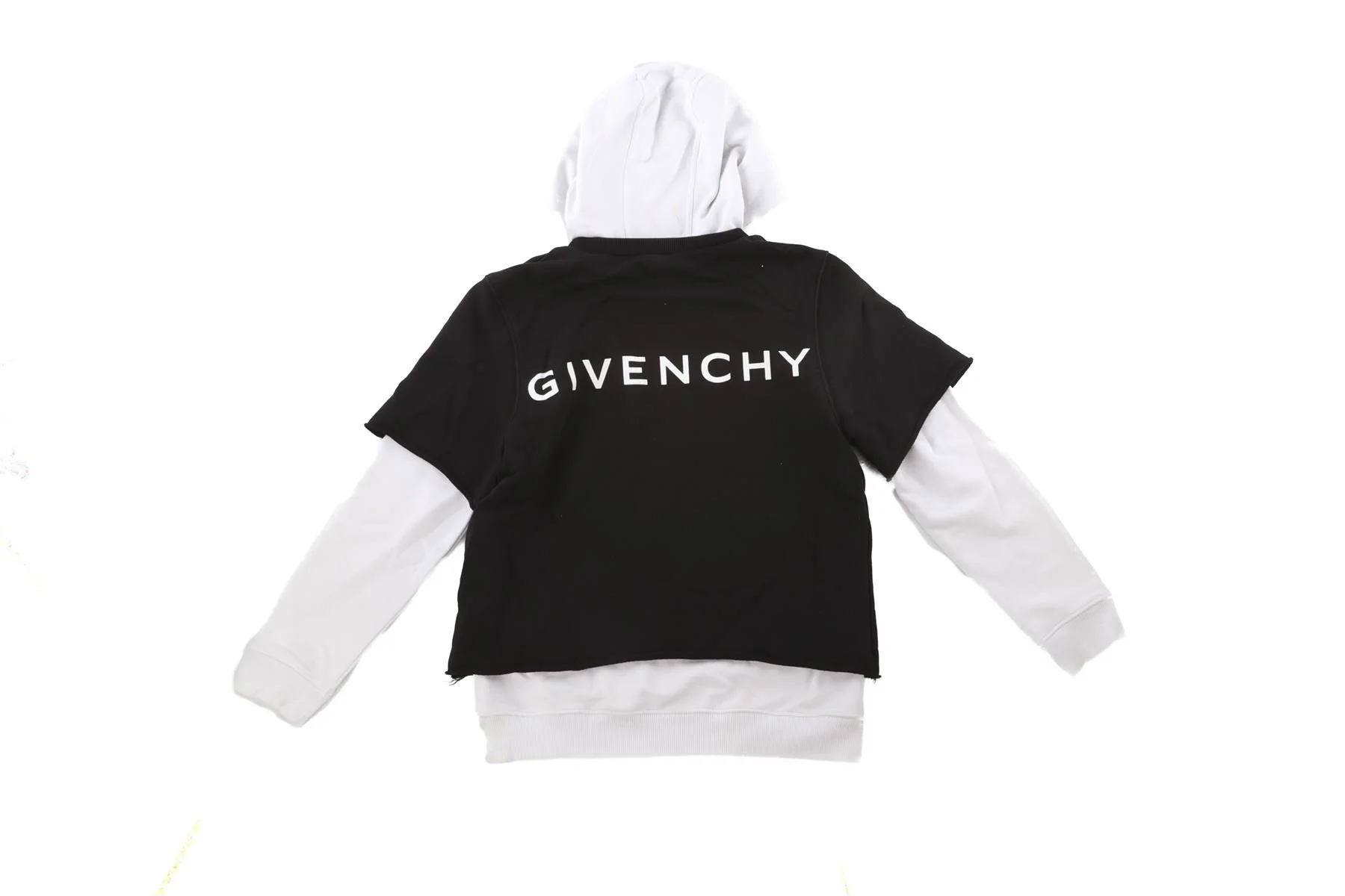 GIVENCHY BLACK KIDS BOYS HOODIE 12 YEARS - Image 4