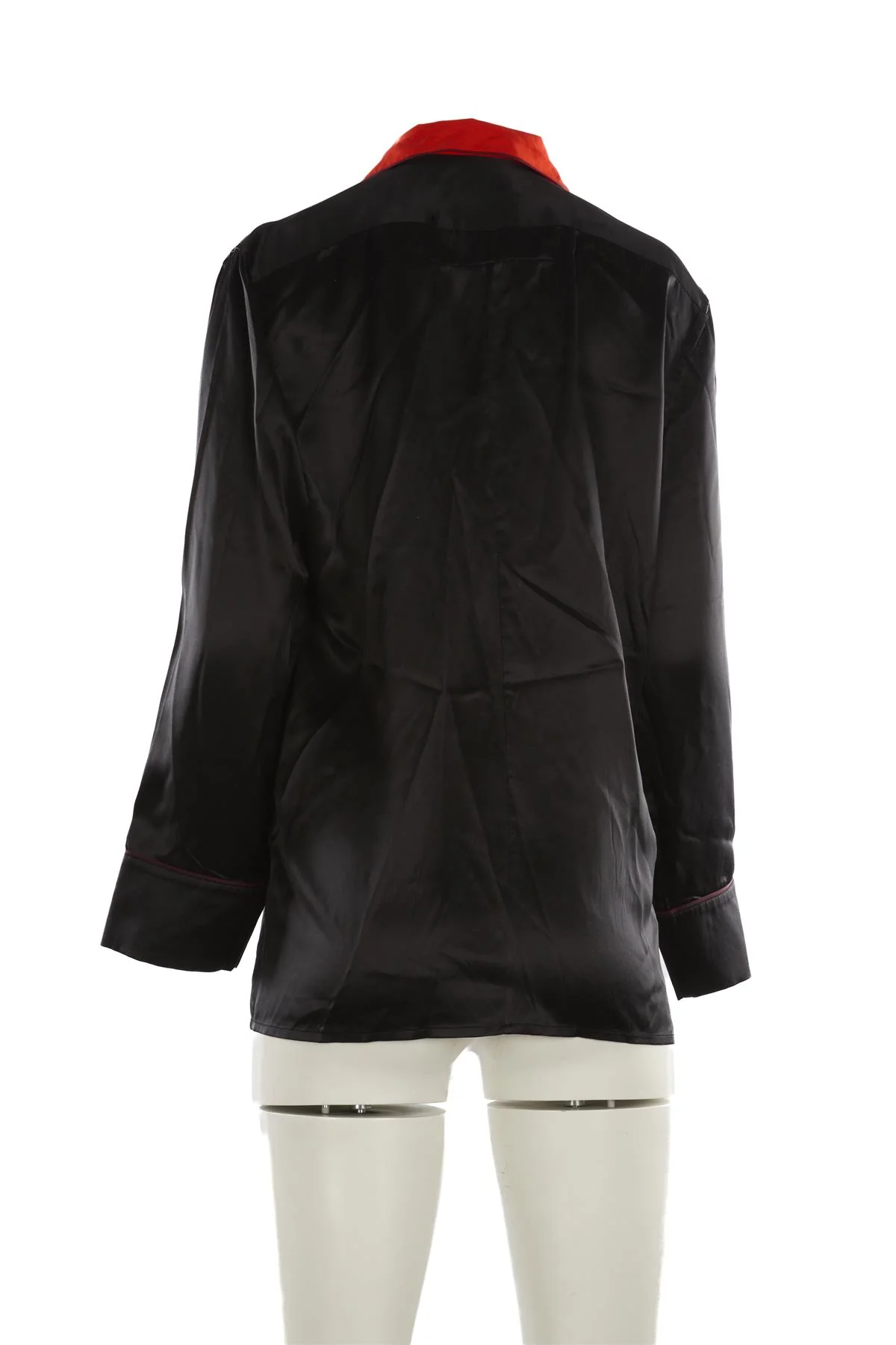 GIVENCHY BLACK SILK SHIRT FR 40 UK 12 - Image 4