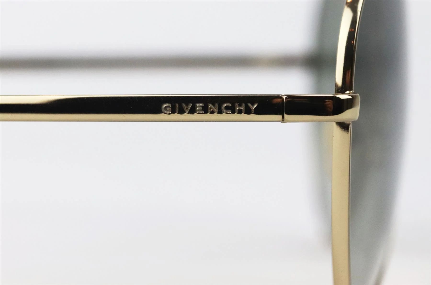GIVENCHY GOLD TONE METAL SUNGLASSES - Image 5