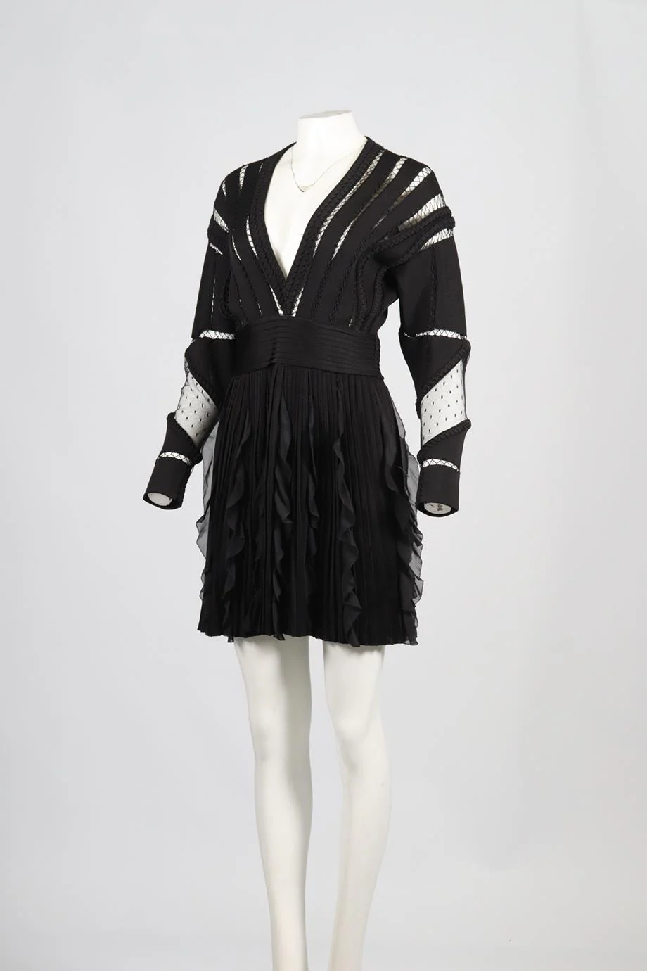 GIVENCHY KNIT MINI DRESS SMALL - Image 3