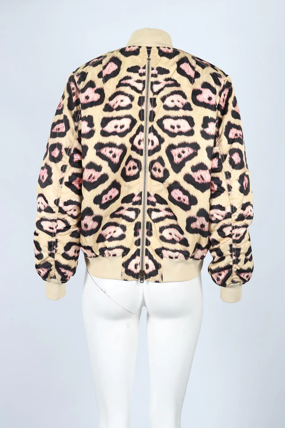 GIVENCHY LEOPARD PRINT SHELL BOMBER JACKET FR 36 UK 8 - Image 4