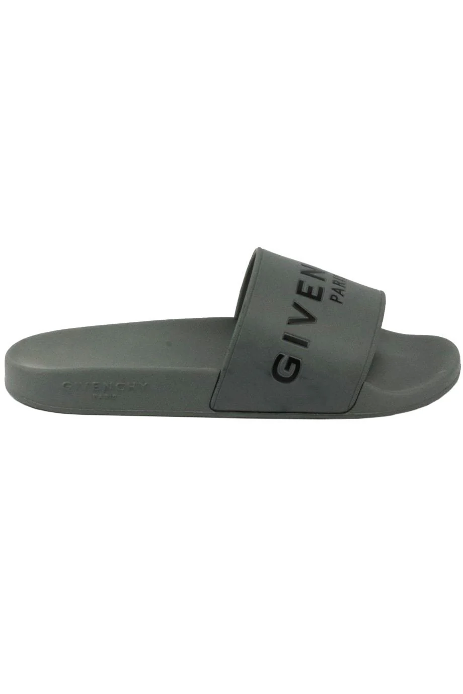 GIVENCHY LOGO PRINT RUBBER SLIDES EU 39 UK 6 US 9