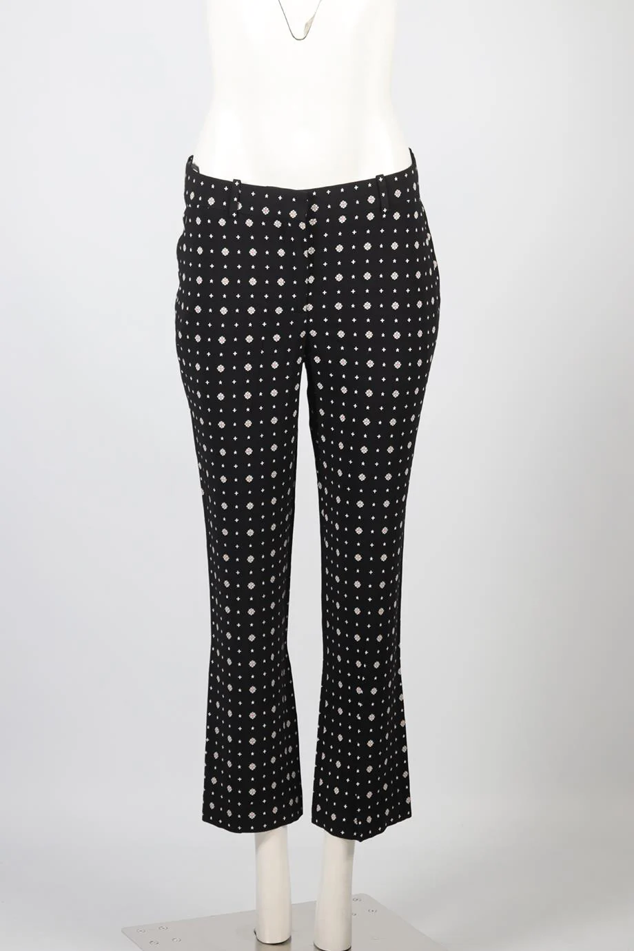 GIVENCHY MID RISE CREPE STRAIGHT LEG PANTS FR 40 UK 12 - Image 2