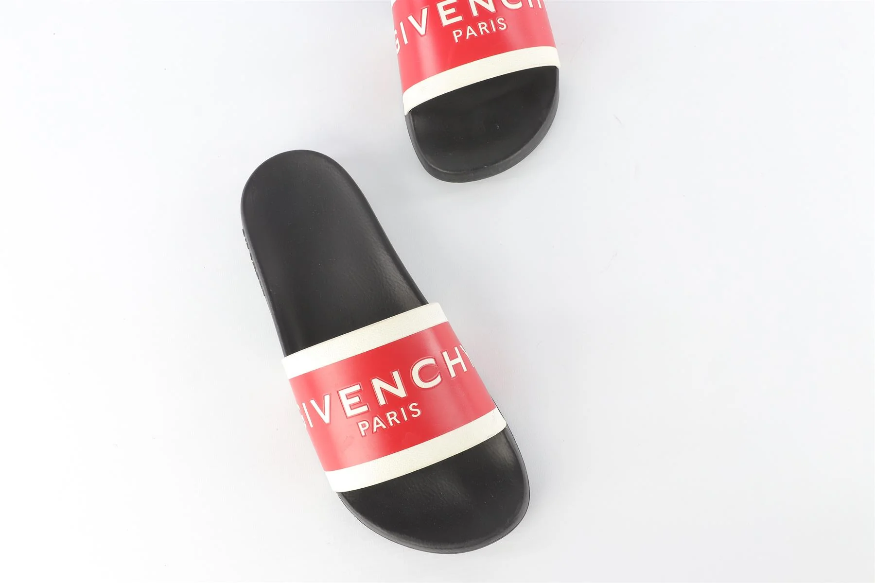 GIVENCHY RED MEN'S RUBBER SLIDES EU 43 UK 9 US 10 - Image 4