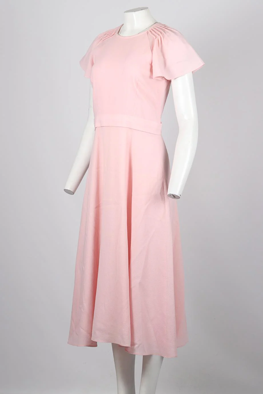 GOAT WOOL BLEND MIDI DRESS UK 10 - Image 3