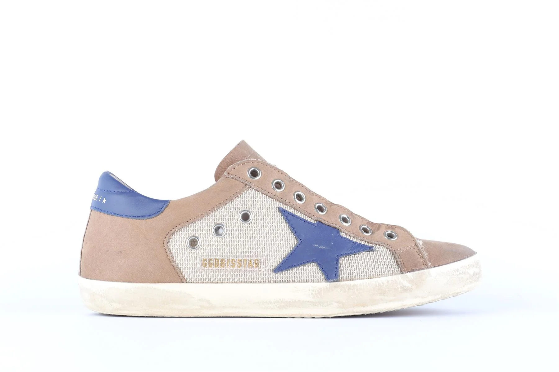 GOLDEN GOOSE BROWN SUPER STAR LEATHER SNEAKERS EU 40 UK 7 US 10 - Image 2