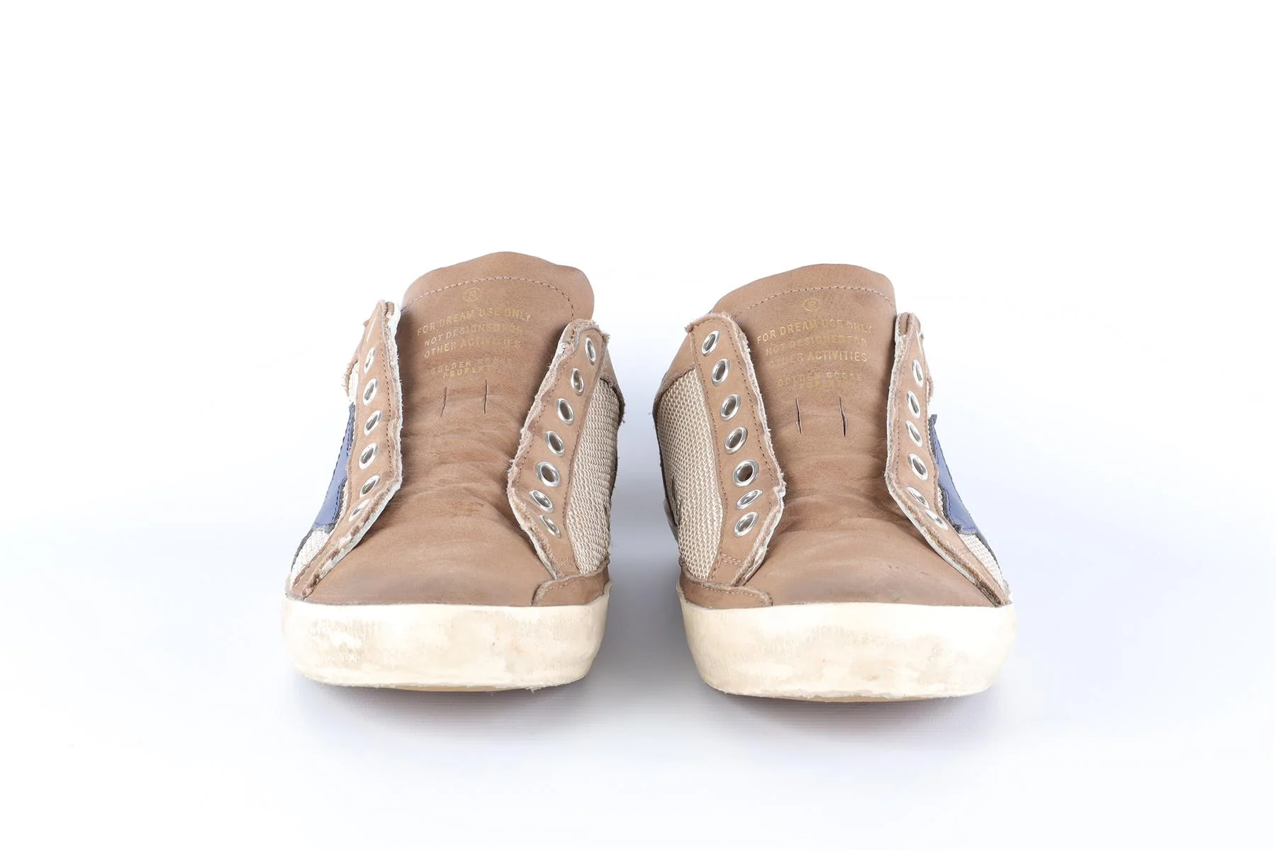 GOLDEN GOOSE BROWN SUPER STAR LEATHER SNEAKERS EU 40 UK 7 US 10 - Image 3