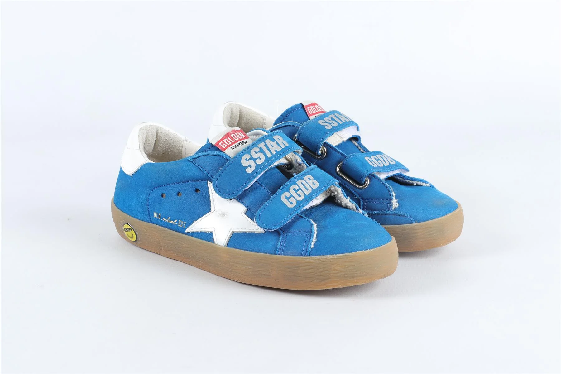 GOLDEN GOOSE DELUXE BRAND BLUE KIDS GIRLS SNEAKERS EU 27 UK 9 US 10 - Image 2