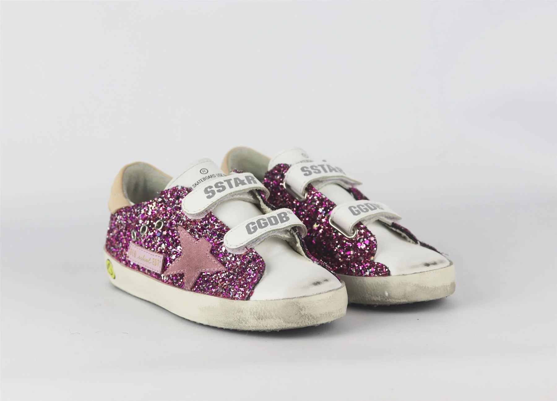 GOLDEN GOOSE DELUXE BRAND + BONPOINT KIDS GIRLS LEATHER SNEAKERS EU 30 UK 12 - Image 2
