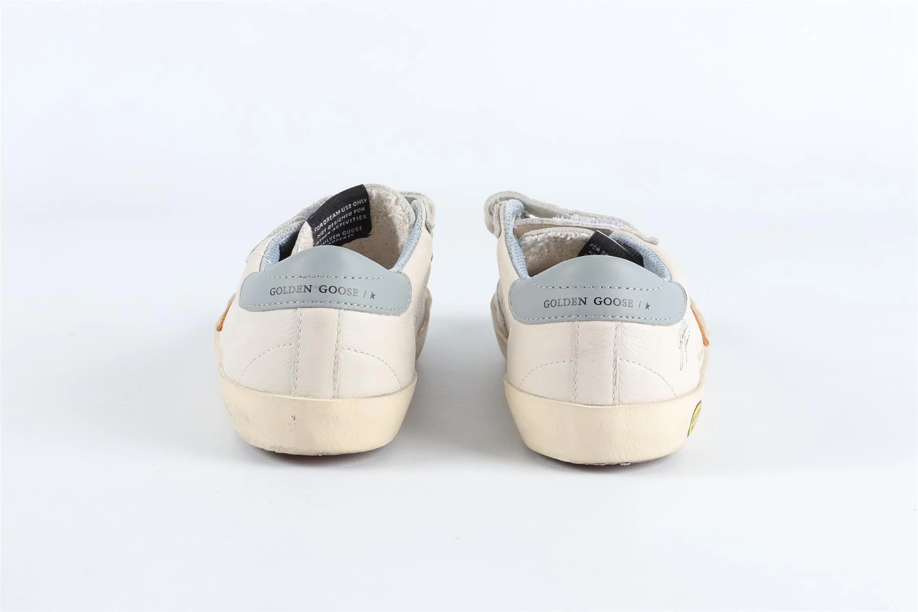 GOLDEN GOOSE DELUXE BRAND CREAM KIDS GIRLS SNEAKERS EU 27 UK 9 US 10 - Image 5