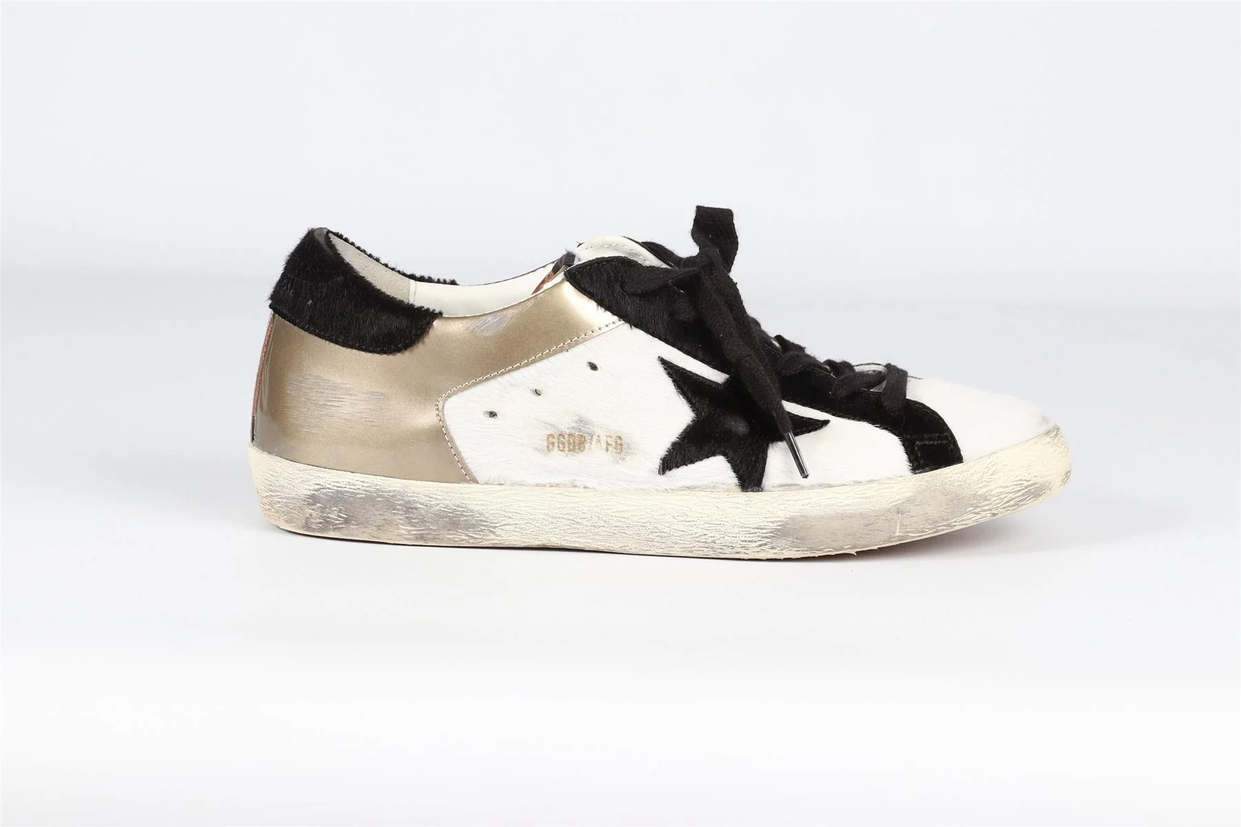GOLDEN GOOSE DELUXE BRAND CREAM SUPERSTAR LEATHER SNEAKERS EU 40 UK 7 US 10 - Image 2