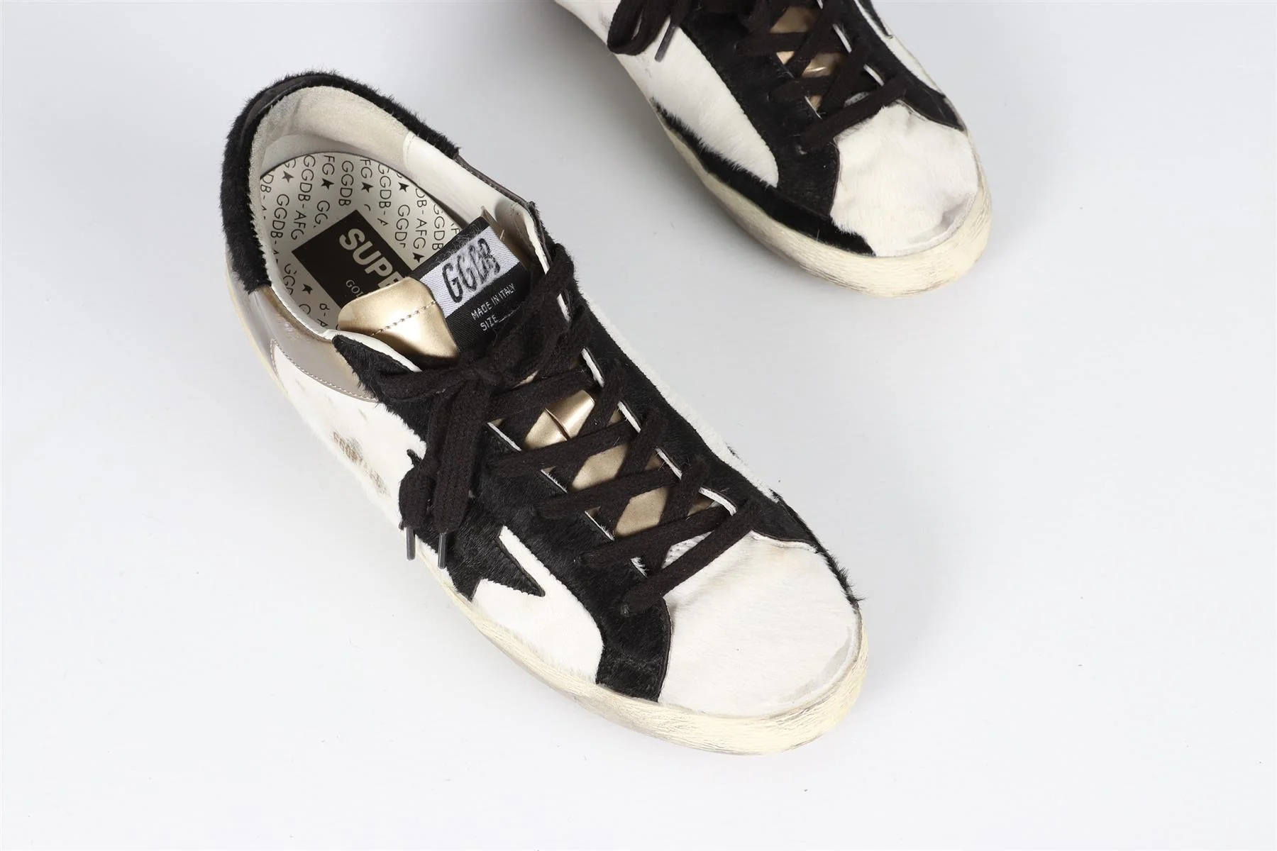 GOLDEN GOOSE DELUXE BRAND CREAM SUPERSTAR LEATHER SNEAKERS EU 40 UK 7 US 10 - Image 4