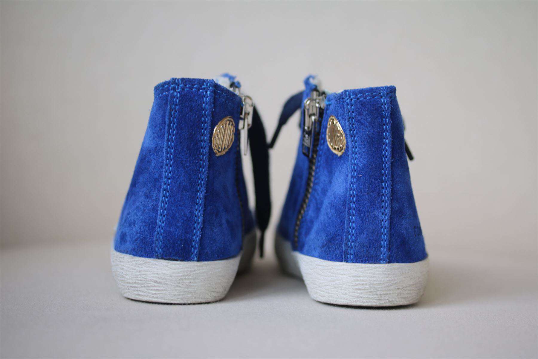 GOLDEN GOOSE DELUXE BRAND FOR BONPOINT BLUE SNEAKERS EU 23 UK 6.5 - Image 3