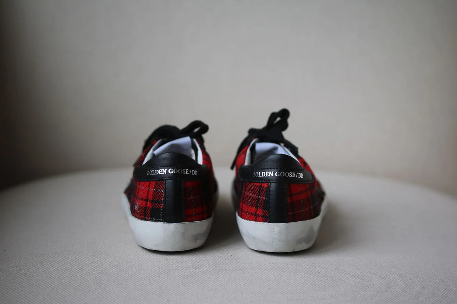 GOLDEN GOOSE DELUXE BRAND FOR BONPOINT TARTAN SNEAKERS EU 28 UK 10 - Image 5