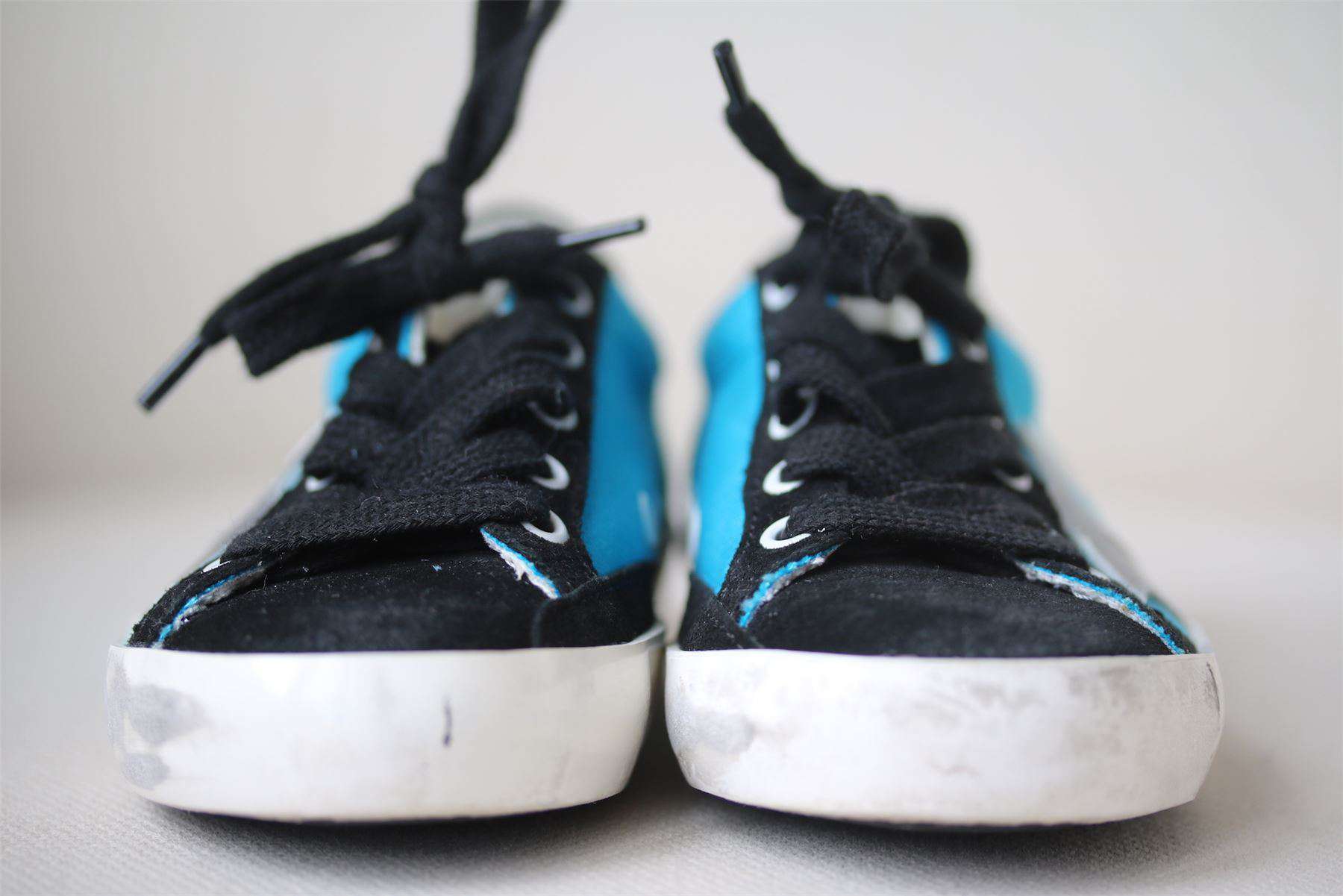 GOLDEN GOOSE DELUXE BRAND SUPERSTAR BLUE SNEAKERS EU 23 UK 6 - Image 2