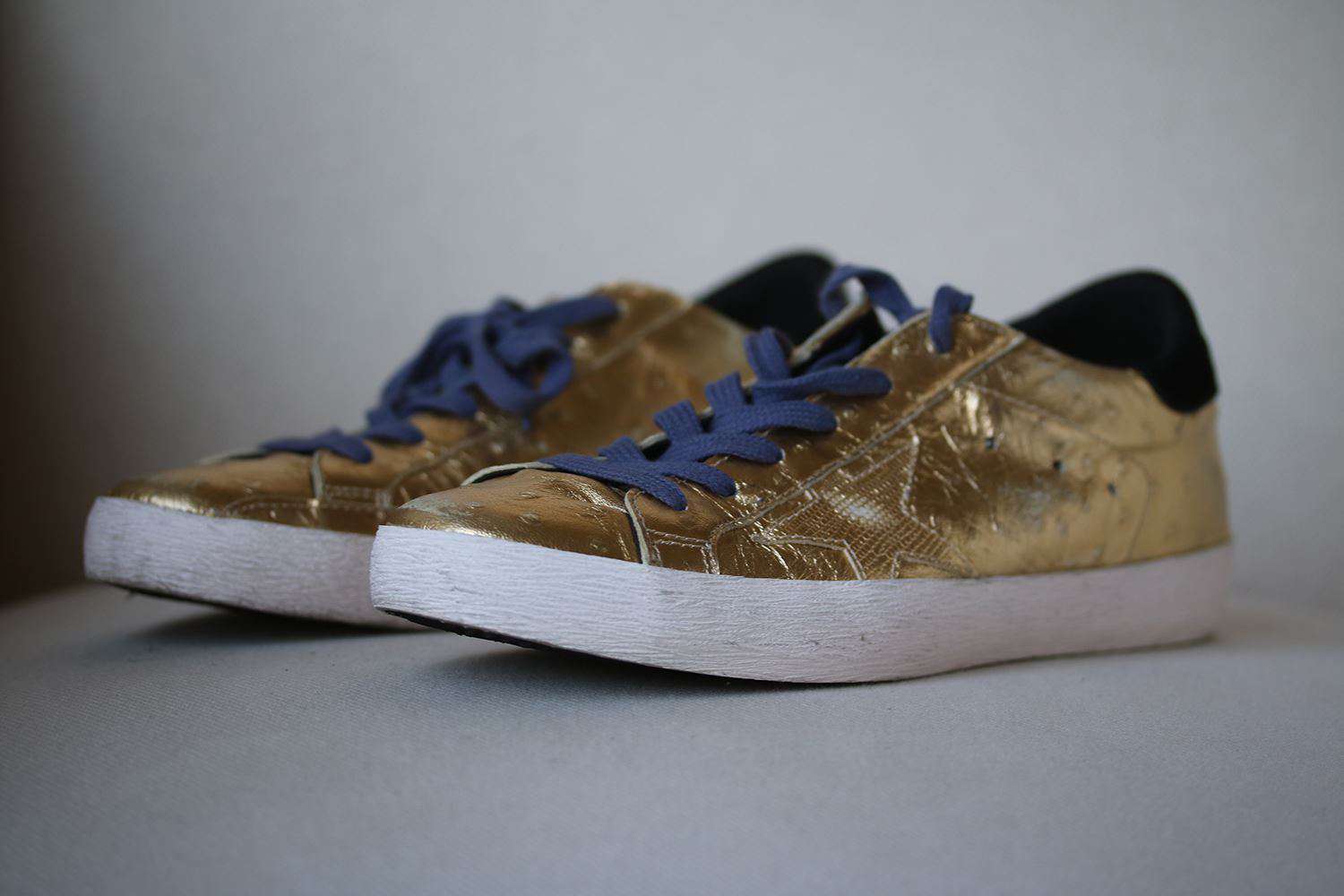 GOLDEN GOOSE DELUXE BRAND SUPERSTAR DISTRESSED LEATHER SNEAKERS EU 39 UK 6 US 9 - Image 2