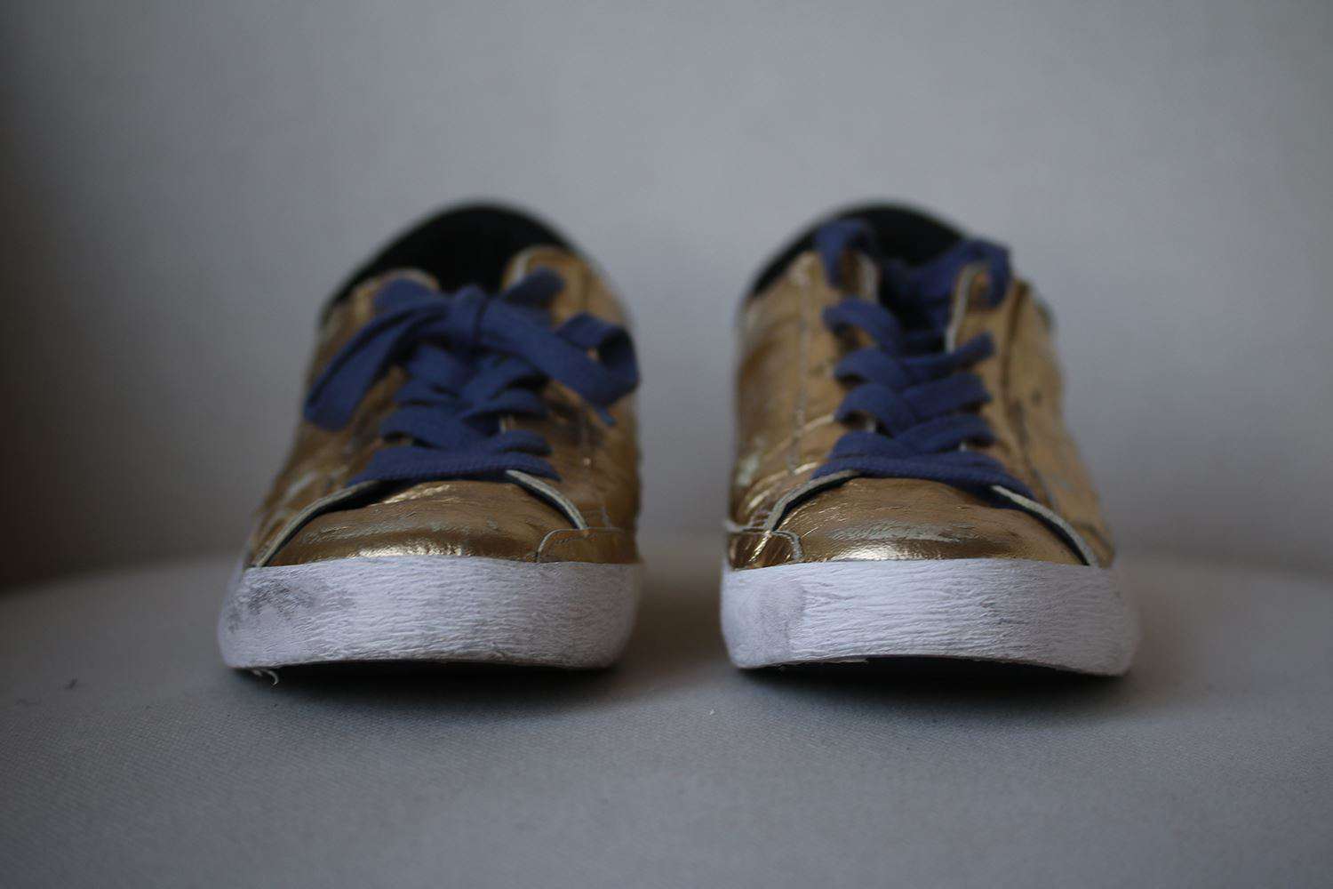 GOLDEN GOOSE DELUXE BRAND SUPERSTAR DISTRESSED LEATHER SNEAKERS EU 39 UK 6 US 9 - Image 3