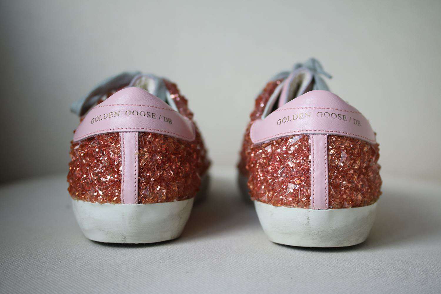 GOLDEN GOOSE DELUXE BRAND SUPERSTAR GLITTER SNEAKERS EU 38 UK 5 US 8 - Image 5