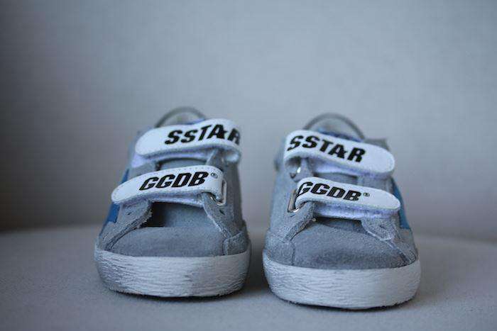 GOLDEN GOOSE DELUXE BRAND SUPERSTAR GREY SUEDE SNEAKERS EU 24 UK 7 - Image 2