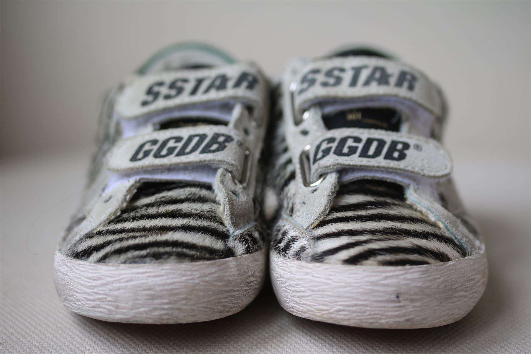 GOLDEN GOOSE DELUXE BRAND SUPERSTAR ZEBRA SNEAKERS EU 23 UK 6 - Image 2